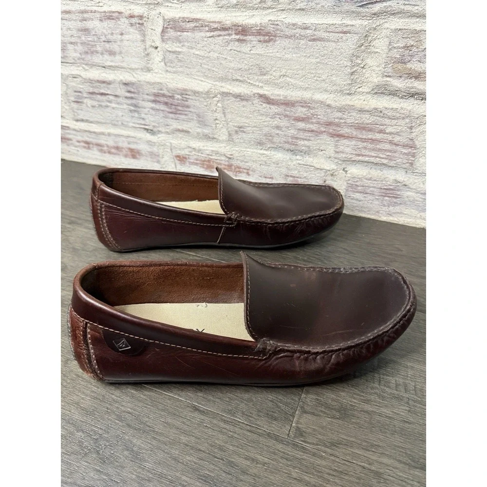 Men's Sperry Davenport Venetian Driver‎ Leather Driving Moccasin Shoes 9.5